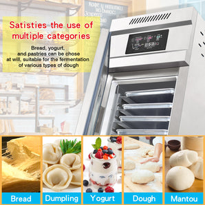 Kolice 18 Trays Baking Proofer Machine, Bread Dough Proofer retarder with Integrated Freezing,Thawing, Keep Fresh and Fermentation