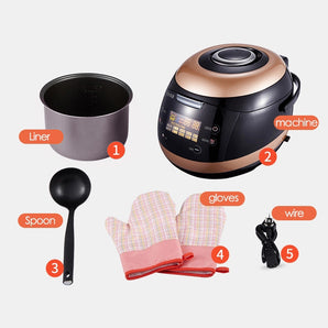 Boba Tapioca Maker Pearl Cooker, 5L Automatic Non-Stick Pearl Maker with Touchscreen, Bubble Tea Cooker for Tea Sago Pearl Milk Tea Restaurant