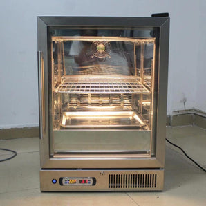 Beef Aging Showcase Freezer, Dry Aging Beef Fridge and Cabinet, Steak Aging Machine,Commercial Steak Ager-168L, 3 Tiers,Temperature Range: -5℃~ to 10℃ (23℉ to 50℉)