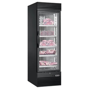 Aging Beef Showcase Fridge, Beef Aging Cabinet, Aging Meat Refrigerator, Dry Aging Meat Refrigerator-500L, 5 Tiers,Temperature: -5℃ to 10℃ (23℉ to 50℉)