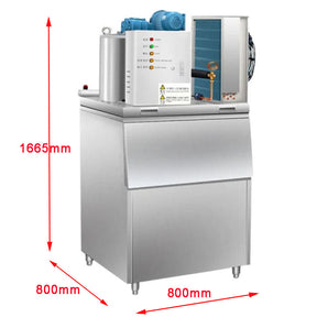 Kolice 200kg Flake scale chips Ice Machine Ice Making Machine Commercial Air Cooling for Fishery