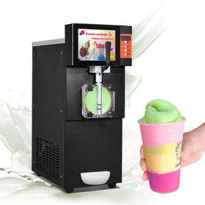 Iced Smoothie Making Machine Slush Maker Shaved Ice Machine Cocktail Magarita Slush Machine Frozen Beverage Making Machine-Single Tank