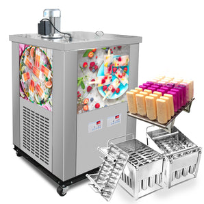 Commercial 2 Molds Ice Pops Machine Popsicle MachineIce Lolly Machine Ice Lollipop Making Machine