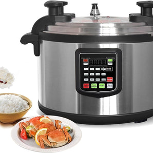 Kolice Commercial Multi-Function Pressure Cooker,Multi Cooker Pressure Canner With Non-stick Inner Pot, 45L (48 QT),5000W,For Hotel Canteen Restaurant and Household Kitchen