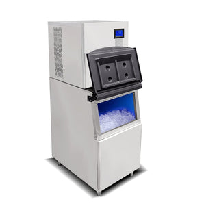 Kolice Commercial 880 LBS/Day Cube Ice Machine Ice Maker -Auto Cleaning & Auto Detection of Full Ice Cube/Ice Jamed/Lack of Water