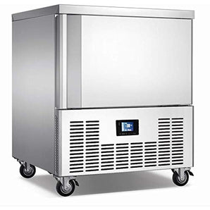 5 Trays chest Blast Flash Chiller Freezer,Dumpling shock Batch Freezer for ice Cream gelato Chicken Fish Dessert