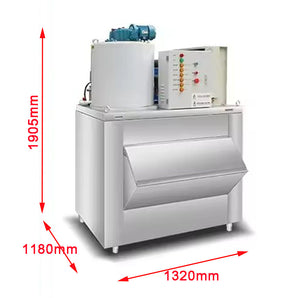 Kolice Commercial 500kg Flake scale chips Ice Machine Ice Making Machine Air Cooling for Fishery