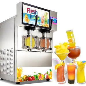 Iced Coffee Margarita Frozen Beverage Machine Milkshake Slushie Machine Cocktail Maker Frozen Carbonated Beverage Iced Beer Bubble Tea Making Machine