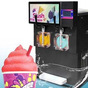 Frozen drink machine commercial bubble tea slush slushy making machine milk shake snow melting machine smoothie slushy cup maker